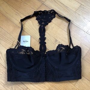 NWT Black A-Line Free People Bra